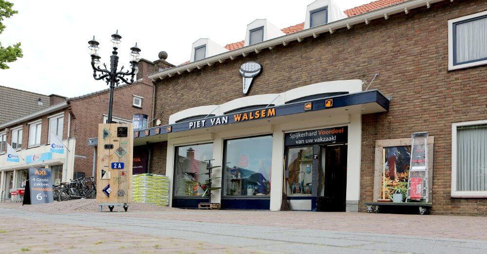 Buitenverlichting showroom en winkel |