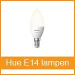 Link naar Hue E14 lampen